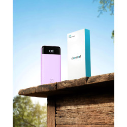 Charmast Batterie Externe, 22.5W Power Bank Charge Rapide avec câbles intégrés, 6 Sorties et 4 Entrées pour iPhone 17 16 15 14 S