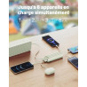 Charmast Batterie Externe 20000mAh, 22.5W Power Bank Charge Rapide avec câbles intégrés, 6 Sorties et 4 Entrées pour iPhone 17 1