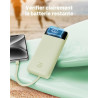 Charmast Batterie Externe 20000mAh, 22.5W Power Bank Charge Rapide avec câbles intégrés, 6 Sorties et 4 Entrées pour iPhone 17 1
