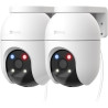 EZVIZ 5MP(3K) 2PK Caméra Surveillance WiFi Extérieure à 360° avec Suivi Auto-Zoom,Détection IA Humaine/Véhicule,Vision Nocturne 