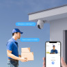 EZVIZ 5MP(3K) 2PK Caméra Surveillance WiFi Extérieure à 360° avec Suivi Auto-Zoom,Détection IA Humaine/Véhicule,Vision Nocturne 