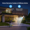 EZVIZ C8c 4MP Caméra Surveillance WiFi Extérieure à 360° avec Suivi Auto-Zoom, Détection de Forme Humaine/Véhicule, Vision Noctu