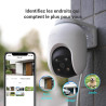 EZVIZ C8c 4MP Caméra Surveillance WiFi Extérieure à 360° avec Suivi Auto-Zoom, Détection de Forme Humaine/Véhicule, Vision Noctu