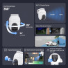 EZVIZ C8c 5MP(3K) Caméra Surveillance WiFi Extérieure à 360° avec Suivi Auto-Zoom, Détection de Forme Humaine/Véhicule, Vision N