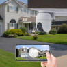 EZVIZ C8c 4K Camera Surveillance WiFi Extérieure à 360° avec Suivi Auto-Zoom, Détection de Forme Humaine/Véhicule, Vision Noctur