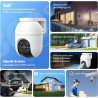 EZVIZ C8c 4K Camera Surveillance WiFi Extérieure à 360° avec Suivi Auto-Zoom, Détection de Forme Humaine/Véhicule, Vision Noctur