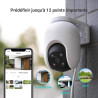 EZVIZ C8c 4K Camera Surveillance WiFi Extérieure à 360° avec Suivi Auto-Zoom, Détection de Forme Humaine/Véhicule, Vision Noctur