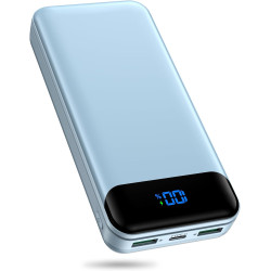 Enerwow Batterie Externe, 27000mAh Power Bank Charge Rapide Portable Chargeur, USB C(Entrée&Sortie) Powerbank Compatible avec iP