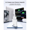 Chargeur Rapide USB C, Prise Secteur USBC 20W Charge Rapide pour iPhone 17/17 Air/17 Pro/17 Pro Max /16/15 /14/13 /12/11 /X/XS/X