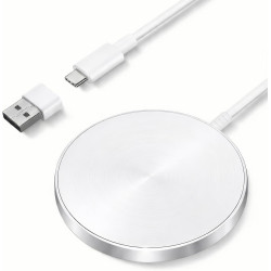 Chargeur Induction iPhone, Chargeur sans Fil Magnétique pour iPhone,15W Chargeur à Induction Rapide avec Mag Safe pour iPhone 17