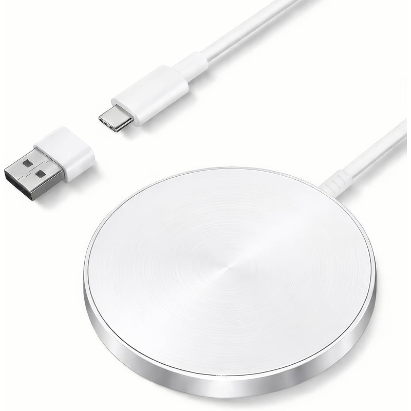 Chargeur Induction iPhone, Chargeur sans Fil Magnétique pour iPhone,15W Chargeur à Induction Rapide avec Mag Safe pour iPhone 17