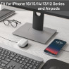 Chargeur sans Fil Magnétique pour iPhone 15W, Chargeur Rapide Compatible avec Mag-Safe pour iPhone 17/16/15/14/13/12/11/X/XS/XR/