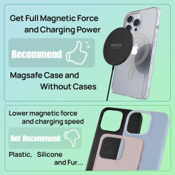 Chargeur Induction iPhone, Chargeur sans Fil Magnétique pour iPhone,15W Chargeur à Induction Rapide avec Mag Safe pour iPhone 17