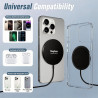 Chargeur Induction iPhone, Chargeur sans Fil Magnétique pour iPhone,15W Chargeur à Induction Rapide avec Mag Safe pour iPhone 17