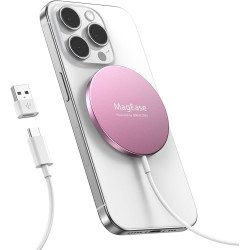 Chargeur sans Fil Magnétique pour iPhone 15W, Chargeur Rapide Compatible avec Mag-Safe pour iPhone 17/16/15/14/13/12/11/X/XS/XR/