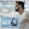 Ecouteurs bleutooth sport avec crochets d'oreille, 75h autonomie écouteurs sans fil bleutooth 5.4, son hifi 14,2 mm eq personnal