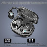Ecouteurs bleutooth sport avec crochets d'oreille, 75h autonomie écouteurs sans fil bleutooth 5.4, son hifi 14,2 mm eq personnal