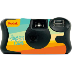 Kodak FunSaver 39 - Appareil Photo Jetable avec Flash Intégré, 39 Poses, Film Couleur 24mm ISO 800, Idéal pour Photos Spontanées