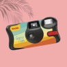Kodak FunSaver 39 - Appareil Photo Jetable avec Flash Intégré, 39 Poses, Film Couleur 24mm ISO 800, Idéal pour Photos Spontanées