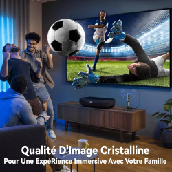 Antenne TV IntéRieur Puissante, Nouveau pour 2026 Antenne TNT IntéRieur Puissante, CâBle Coaxial De 5m, RéCeption Longue Distanc