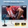 Antenne TV IntéRieur Puissante, Nouveau pour 2026 Antenne TNT IntéRieur Puissante, CâBle Coaxial De 5m, RéCeption Longue Distanc