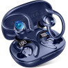 Ecouteurs bleutooth sans fil sport, écouteur bleutooth 5.4 avec 4 enc mic, hifi stéréo, 60+hrs ecouteurs sans fil, ip7 étanche o