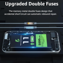 LL TRADER Batterie pour iPhone 11, 5000mAh avec Kits de Réparation | Compatible Avec iPhone 11, A2111, A2223, A2221