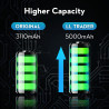 LL TRADER Batterie pour iPhone 11, 5000mAh avec Kits de Réparation | Compatible Avec iPhone 11, A2111, A2223, A2221