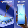 Coque pour Samsung Galaxy A17 4G / 5G，Housse Etui Transparente Silicone en TPU Souple，Antichoc Anti-Rayures Bumper Coque pour Sa