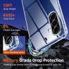 Coque pour Samsung Galaxy A17 4G / 5G，Housse Etui Transparente Silicone en TPU Souple，Antichoc Anti-Rayures Bumper Coque pour Sa