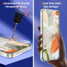 Coque pour Google Pixel 9/9 Pro avec 2 Pièces Verre Trempé Protection écran，Housse Etui Transparente Silicone en TPU Souple，Anti