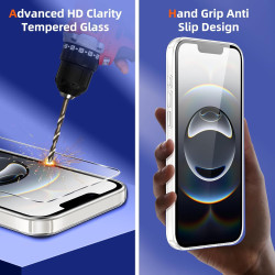 Coque pour iPhone 17e/iPhone 16e，Housse Etui Transparente Silicone en TPU Souple，Antichoc Anti-Rayures Bumper Coque pour iPhone 