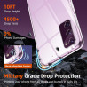 Coque pour Samsung Galaxy S20 FE 4G/5G avec 2 Pièces Verre Trempé Protection écran，Housse Etui Transparente Silicone en TPU Soup