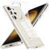 Coque pour Samsung Galaxy S23 Ultra 5G，Housse Etui Transparente Silicone en TPU Souple，Antichoc Anti-Rayures Bumper Coque pour S
