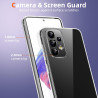 Coque pour Samsung Galaxy A53 5G avec 2 Pièces Verre Trempé Protection écran，Housse Etui Transparente Silicone en TPU Souple，Ant