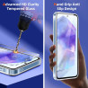 Coque pour Samsung Galaxy A55 5G，Housse Etui Transparente Silicone en TPU Souple，Antichoc Anti-Rayures Bumper Coque pour Samsung