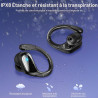 Ecouteurs bleutooth sans fil sport, 75hrs écouteurs bleutooth 5.4 avec stéréo hifi, 2026 oreillette sans fil avec 4 enc appel ré