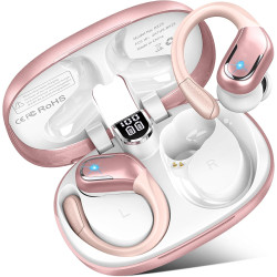 Ecouteurs bleutooth sans fil sport, 75hrs écouteurs bleutooth 5.4 avec stéréo hifi, 2026 oreillette sans fil avec 4 enc appel ré