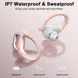 Ecouteurs bleutooth sans fil sport, 75hrs écouteurs bleutooth 5.4 avec stéréo hifi, 2026 oreillette sans fil avec 4 enc appel ré
