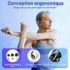 Ecouteur bleutooth sans fil sport, 2023 ecouteurs bleutooth 5.3 avec enc réduction de bruit, 75h hi-fi son stéréo ecouteur sans 
