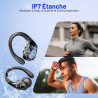 Ecouteur bleutooth sans fil sport, 2023 ecouteurs bleutooth 5.3 avec enc réduction de bruit, 75h hi-fi son stéréo ecouteur sans 