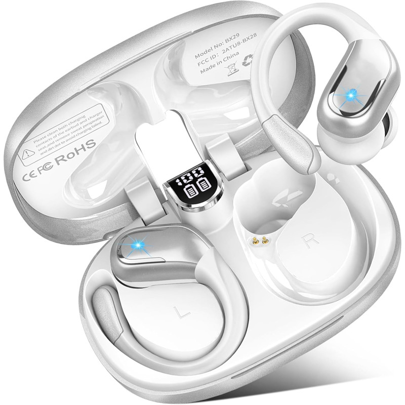 Ltinist ecouteurs bleutooth sans fil sport, 75hrs écouteurs bleutooth 5.4 avec stéréo hifi