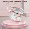 Ltinist ecouteurs bleutooth sans fil sport, 75h écouteur bleutooth 5.3 hifi stéréo, 2025 ecouteurs sans fil avec enc antibruit m