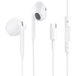 Écouteurs USB C,Ecouteur Filaire Type C avec Microphone pour iPhone 17/16/15 Pro Max Plus,iPad Pro Air,Huawei,Samsung Galaxy S26