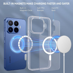 YINLAI Coque pour Xiaomi 17T Pro 5G Compatible avec MagSafe, Protection Qualité Militaire, Dos Anti Rayures Antichoc Anti-Jaunis