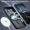 YINLAI Coque pour Xiaomi 17T Pro 5G, Compatible avec MagSafe, Magnétique Etui Translucide Mat Arrière Housse Fine Protection Ant