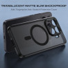 YINLAI Coque pour Xiaomi 17T Pro 5G, Compatible avec MagSafe, Magnétique Etui Translucide Mat Arrière Housse Fine Protection Ant