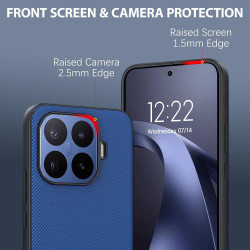 YINLAI Coque pour Xiaomi 17T Pro 5G, Compatible avec MagSafe, Magnétique Etui en Carbon Fibre Housse Fine Protection Antichoc An