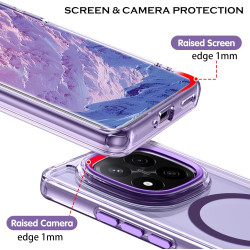Yinlai coque pour xiaomi rougemi note 14 pro+, magnétique compatible avec magsafe, dos anti-rayures protection antichoc anti-jau