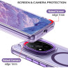 Yinlai coque pour xiaomi rougemi note 14 pro+, magnétique compatible avec magsafe, dos anti-rayures protection antichoc anti-jau